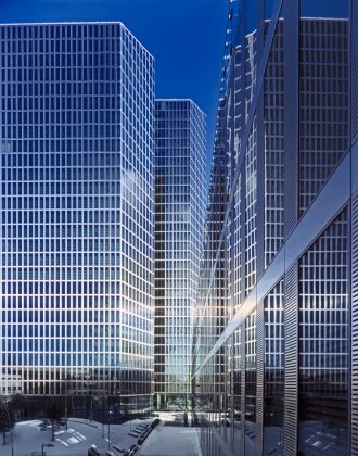 neutral glass facade