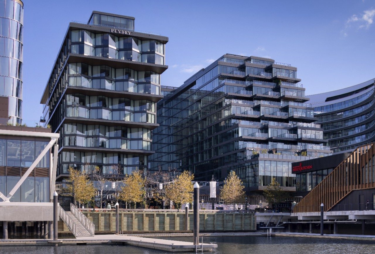 Apartment Building on the water