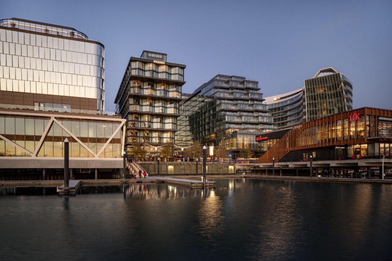 Apartment Building on the water
