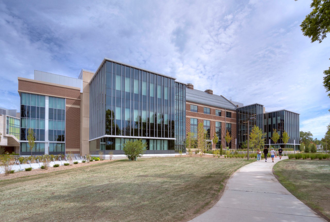 Professional project photography of MSU STEM facility in East Lansing, MI.